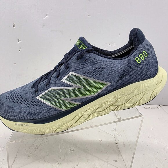 New Balance Fresh Foam X 880v14 Shoes Mens Arctic Grey Limelight Running Sz 9 - Picture 4 of 10